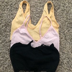 Lot of 3 Colsie Bralettes
